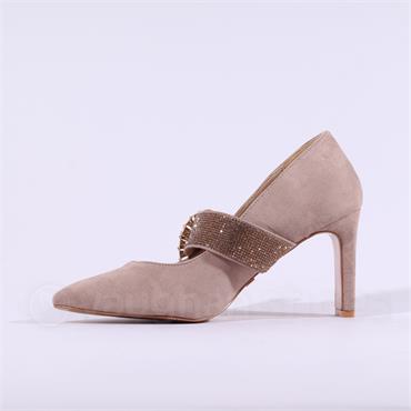 Una Healy Feels So Good Band Buckle Heel - Taupe